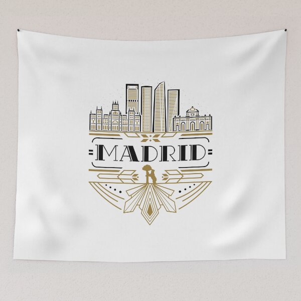 Item preview, Madrid Spain Souvenir Art Deco designed and sold by jaygo.