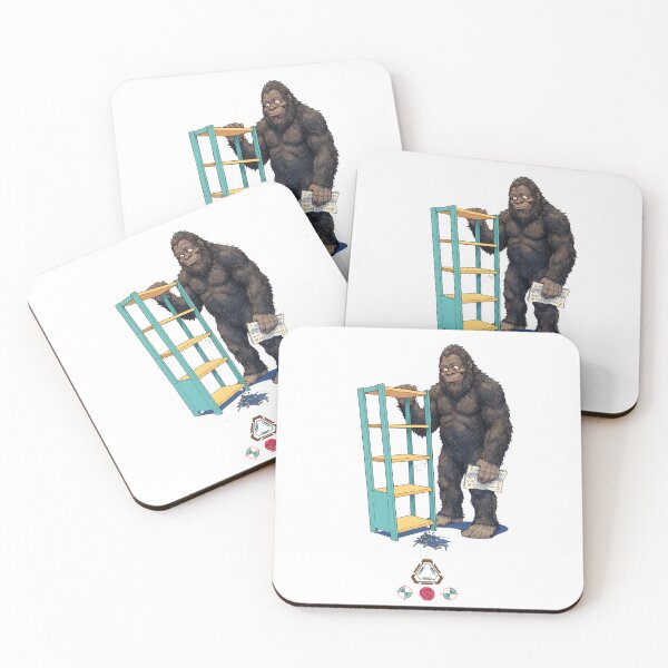 Item preview, Sasquatch Assembly Required - Bigfoot Building Flatpack Furniture designed and sold by Whimsy Trail Co.