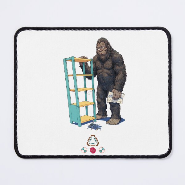 Item preview, Sasquatch Assembly Required - Bigfoot Building Flatpack Furniture designed and sold by Whimsy Trail Co.