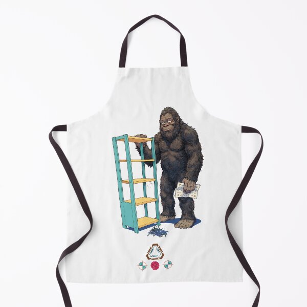 Item preview, Sasquatch Assembly Required - Bigfoot Building Flatpack Furniture designed and sold by Whimsy Trail Co.