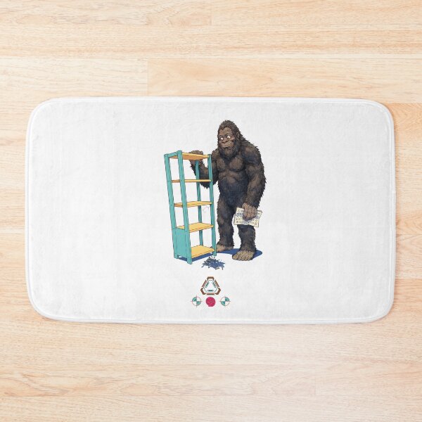Item preview, Sasquatch Assembly Required - Bigfoot Building Flatpack Furniture designed and sold by Whimsy Trail Co.