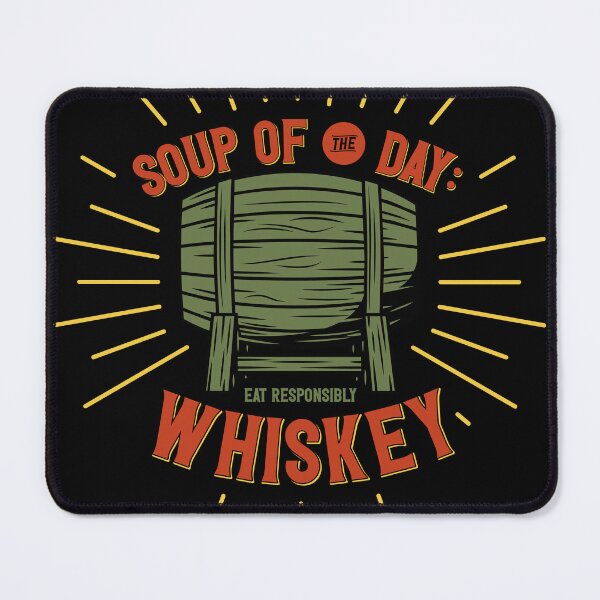 Item preview, Soup Of The Day Whiskey Wooden Barrel Vintage Drinking Humor Graphic designed and sold by heedooppod.