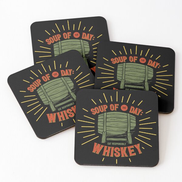 Item preview, Soup Of The Day Whiskey Wooden Barrel Vintage Drinking Humor Graphic designed and sold by heedooppod.