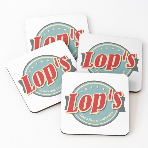 Item preview, Lop's Cooking on Wheels Retro Food Truck Badge designed and sold by rchabnb.