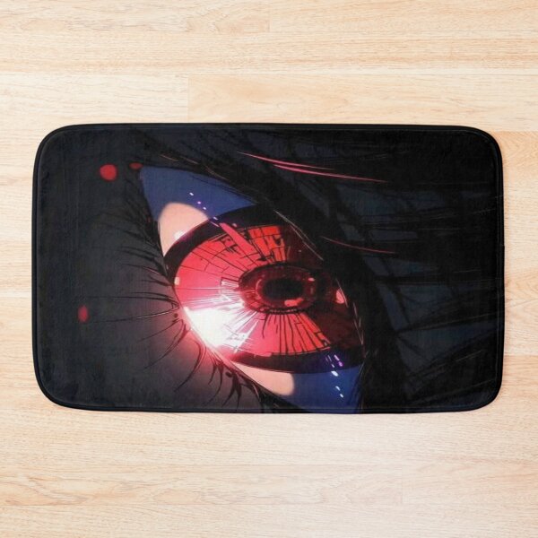Item preview, The Gaze That Pierces the Darkness, Red Anime - Dramatic Digital Art with Luminous Iris and Light Effects designed and sold by RAYBIL.