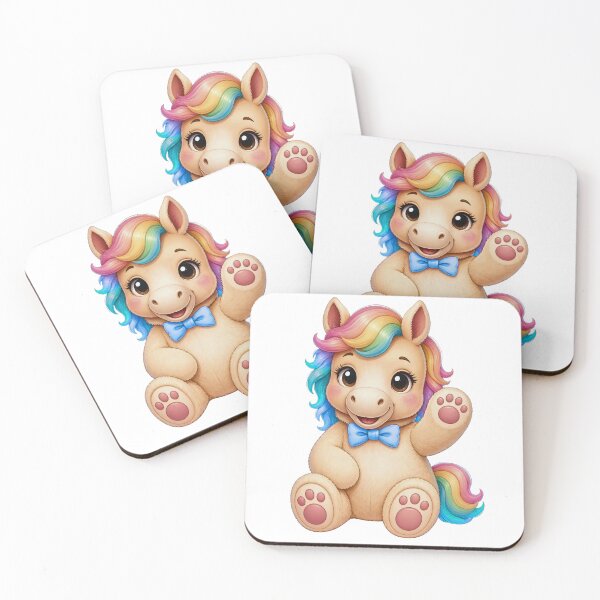 Item preview, Cute Kawaii Horse Bear Plush Hybrid designed and sold by Mementoo.