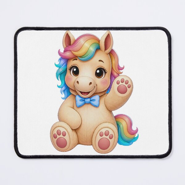 Item preview, Cute Kawaii Horse Bear Plush Hybrid designed and sold by Mementoo.