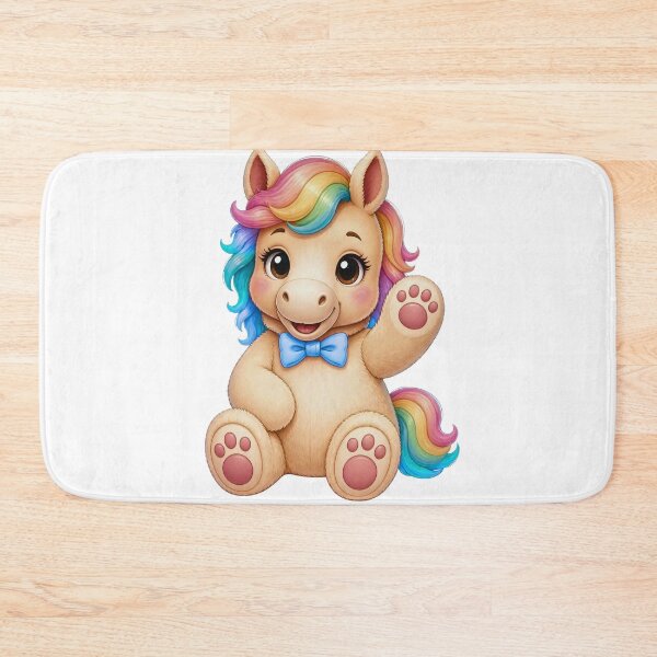 Item preview, Cute Kawaii Horse Bear Plush Hybrid designed and sold by Mementoo.