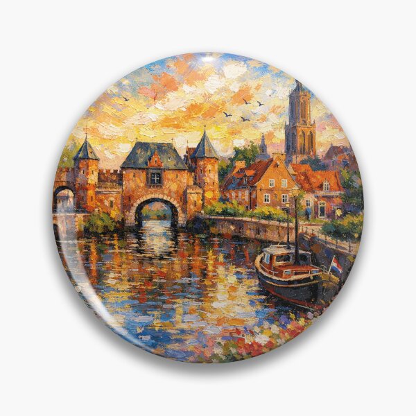 Item preview, A painting of Amersfoort, the Netherlands – A Beautiful place in Europe. designed and sold by GalleryKauffeld.