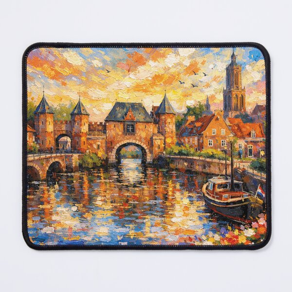 Item preview, A painting of Amersfoort, the Netherlands – A Beautiful place in Europe. designed and sold by GalleryKauffeld.
