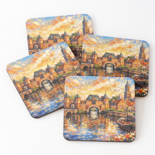 Item preview, A painting of Amersfoort, the Netherlands – A Beautiful place in Europe. designed and sold by GalleryKauffeld.