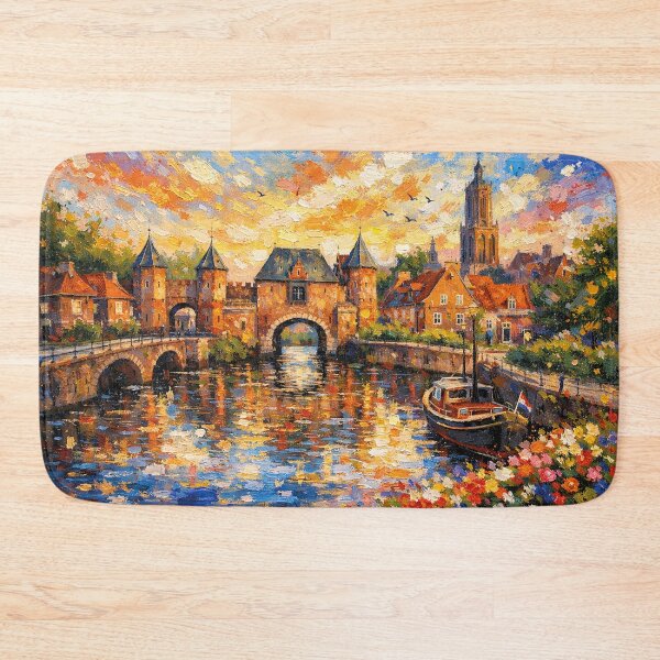 Item preview, A painting of Amersfoort, the Netherlands – A Beautiful place in Europe. designed and sold by GalleryKauffeld.