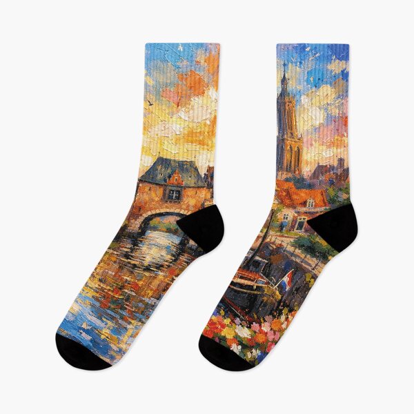 Item preview, A painting of Amersfoort, the Netherlands – A Beautiful place in Europe. designed and sold by GalleryKauffeld.