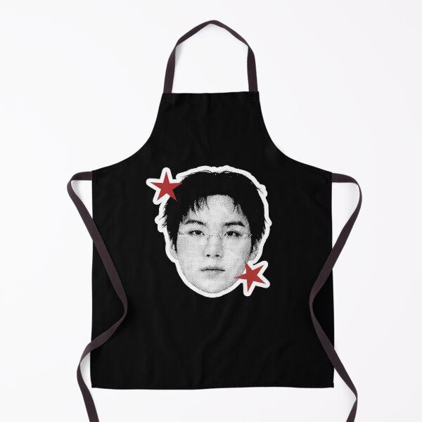 Item preview, BTS Suga Red Stars Halftone Portrait designed and sold by camronrufuh.