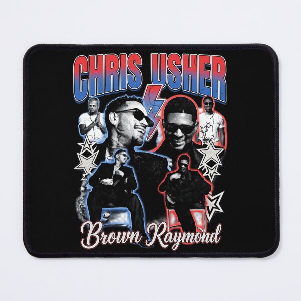 Item preview, Chris Brown Usher R&B Tour Collage Graphic Design designed and sold by VivianaSchult.