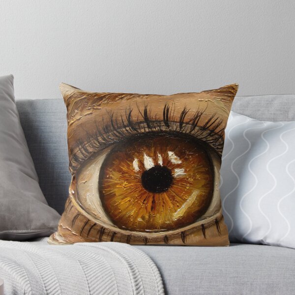 Item preview, Amber Soul - Realistic Brown Eye Oil Painting designed and sold by MAISON SYLVIE.