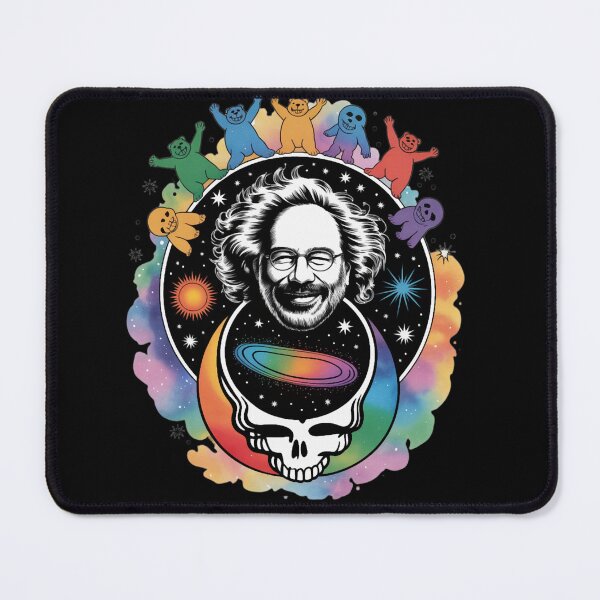 Item preview, Cosmic Jerry Garcia Skull Rainbow Bears Psychedelic Art Essential designed and sold by ZenithPrints51.