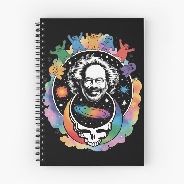Item preview, Cosmic Jerry Garcia Skull Rainbow Bears Psychedelic Art Essential designed and sold by ZenithPrints51.