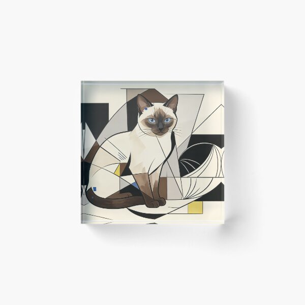 Item preview, cubist animal artwork designed and sold by forget45studio.