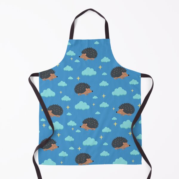 Item preview, Cute Hedgehog in the Clouds Night Sky Pattern designed and sold by ElenMart.