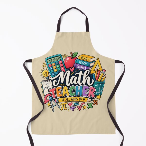 Item preview, Math Teacher It All Adds Up Gift Back To School designed and sold by Corvoria.