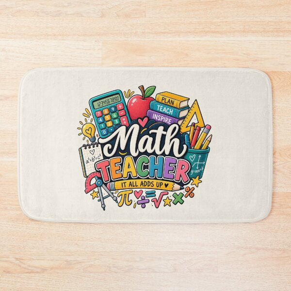 Item preview, Math Teacher It All Adds Up Gift Back To School designed and sold by Corvoria.