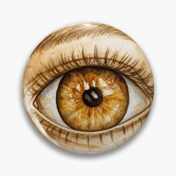 Item preview, Golden Honey Eye - Watercolor Eye Painting designed and sold by MAISON SYLVIE.
