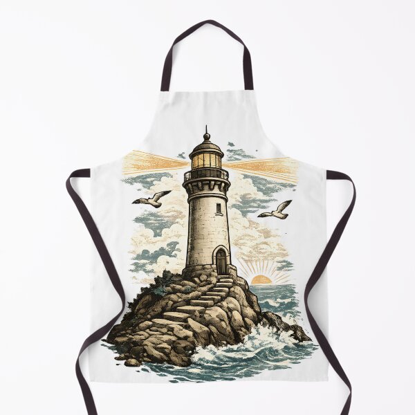 Item preview, Vintage Lighthouse Coastal Adventure designed and sold by CreativeMindsetLab.