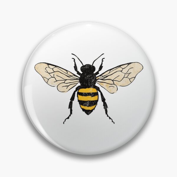 Item preview, Vintage Hand-Drawn Bumblebee Illustration designed and sold by Vision Crafted.
