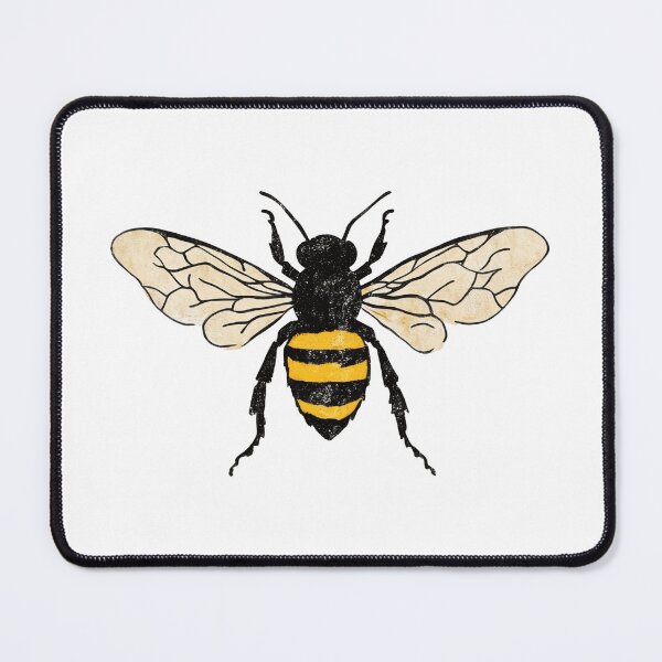 Item preview, Vintage Hand-Drawn Bumblebee Illustration designed and sold by Vision Crafted.
