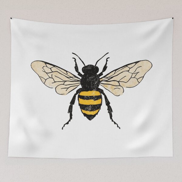 Item preview, Vintage Hand-Drawn Bumblebee Illustration designed and sold by Vision Crafted.