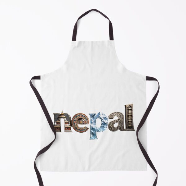 Item preview, Nepal Travel Typography – Himalayan Culture & Mountain Heritage designed and sold by VladisWorld.