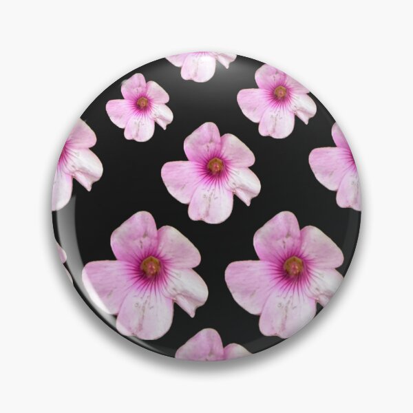 Item preview, Dainty Pink Oxalis Wood Sorrel Scattered Floral Pattern designed and sold by BalkanBloom.
