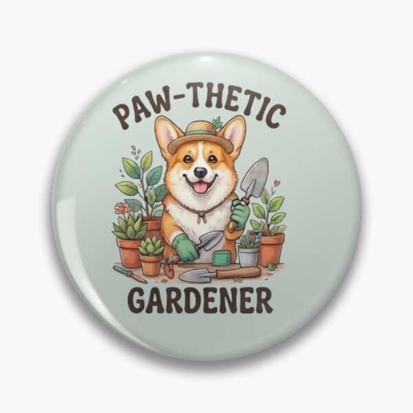 Item preview, Funny Corgi Gardening Plant Lover Pun Design designed and sold by FABIOLA1970.