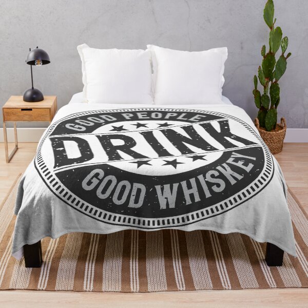 Item preview, Good People Drink Good Whiskey Vintage Stamp Badge Graphic designed and sold by heedooppod.