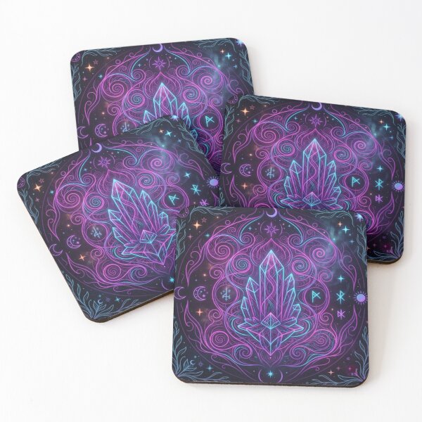 Item preview,  Crystal cluster and esoteric sigil mandala designed and sold by Azurart2.