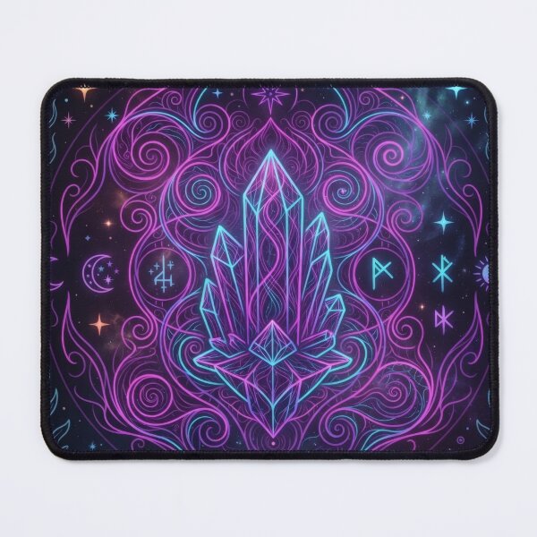 Item preview,  Crystal cluster and esoteric sigil mandala designed and sold by Azurart2.