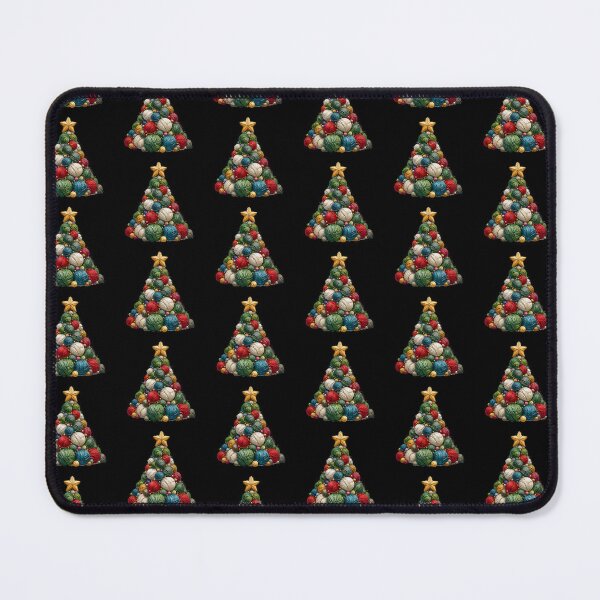 Item preview, Cozy Christmas Tree Made From Colorful Yarn Balls designed and sold by Wilcox PhotoArt.