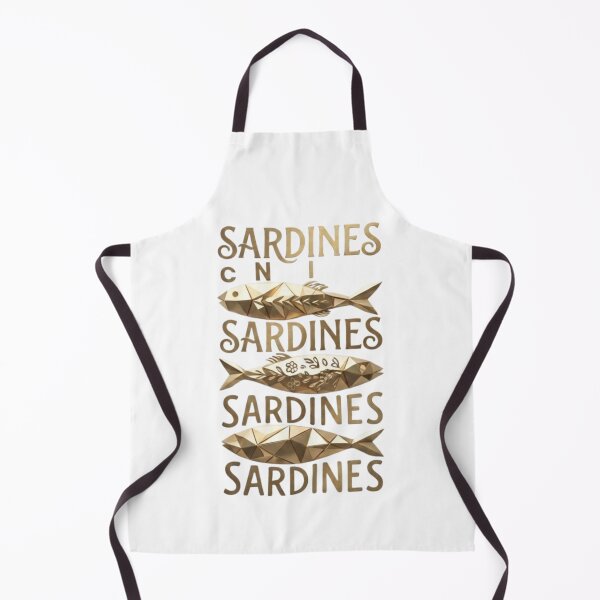 Item preview, Gold Geometric Sardines Pattern T-Shirt & Hat designed and sold by KTD28_SHOP.