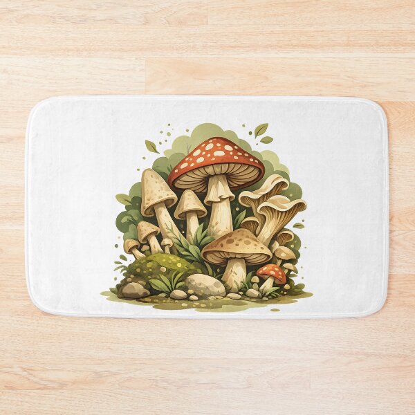 Item preview, Enchanted Forest Mushroom Illustration designed and sold by CreativeMindsetLab.