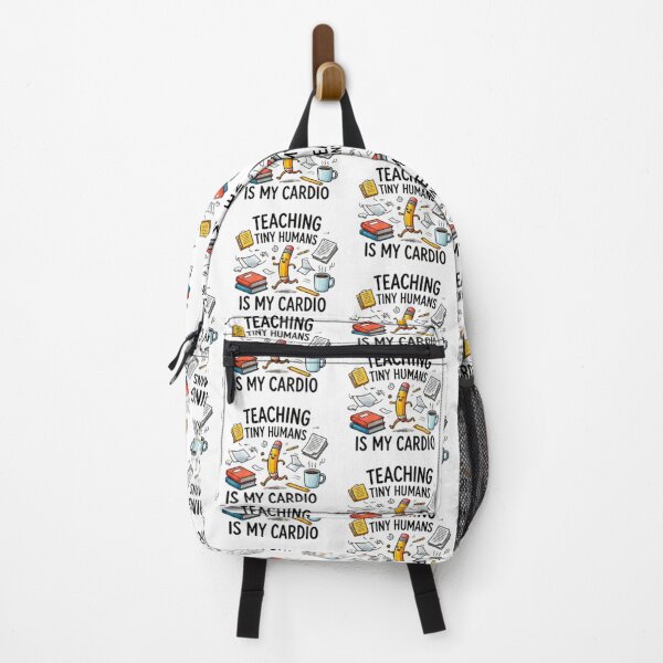 Item preview, Teaching Tiny Humans Is My Cardio — Funny Teacher Life Design designed and sold by Tipsy24.