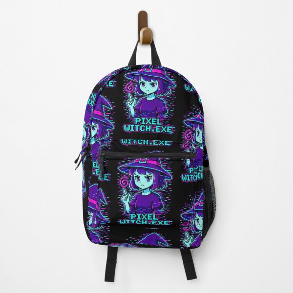 Item preview, Glitch Sorcery – Pixel Arcane Witch designed and sold by JupiterGlitchEmpire.