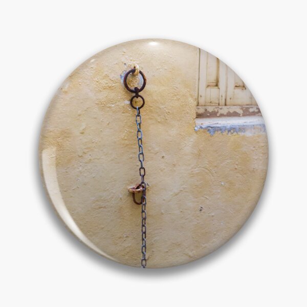 Item preview, Rustic Wall with Chain Beside Aged Window in Vintage Architectural Style designed and sold by Nmallia.
