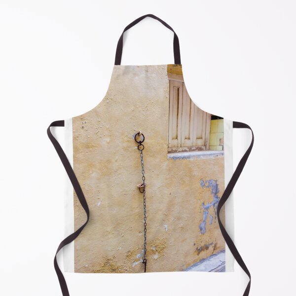 Item preview, Rustic Wall with Chain Beside Aged Window in Vintage Architectural Style designed and sold by Nmallia.