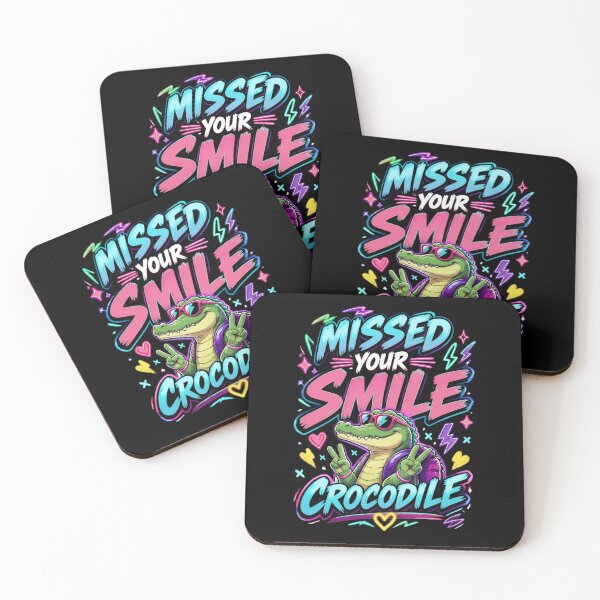 Item preview, Missed Your Smile Crocodile 4 designed and sold by Positive&FunnyThings.