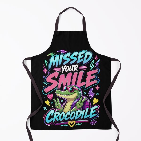 Item preview, Missed Your Smile Crocodile 4 designed and sold by Positive&FunnyThings.