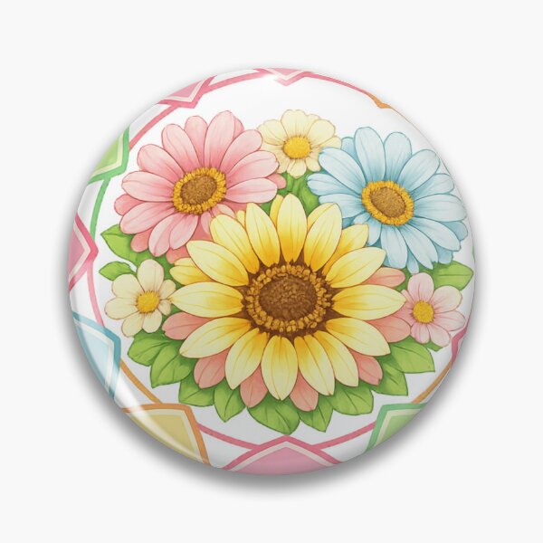 Item preview, Pastel Floral Heart Frame designed and sold by hepopatterns.