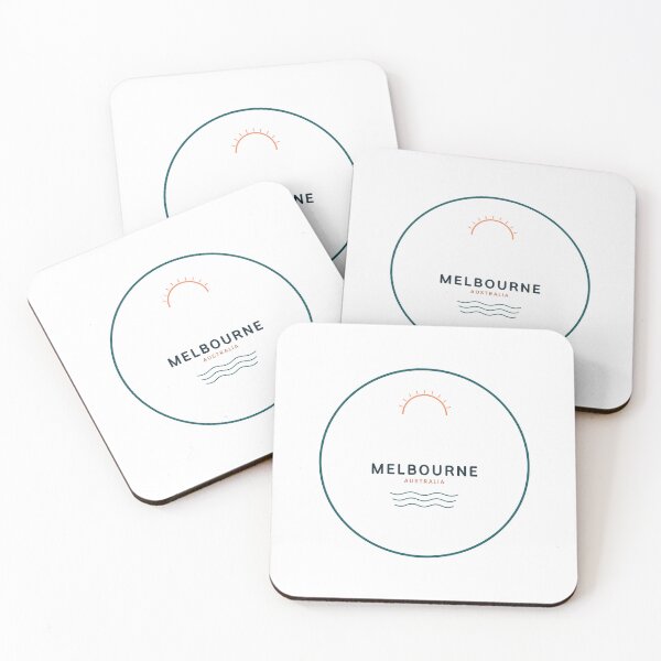 Item preview, Melbourne Australia Emblem Design designed and sold by BondiDrift.