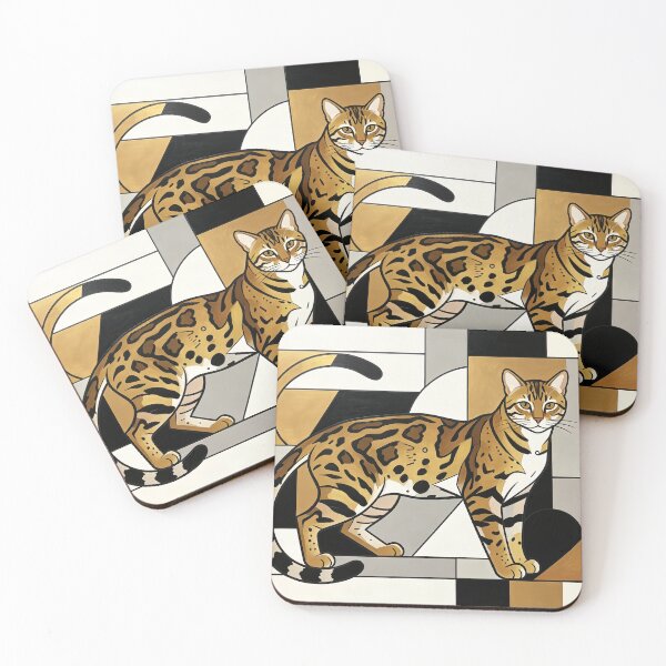 Item preview, cubist animal artwork designed and sold by forget45studio.