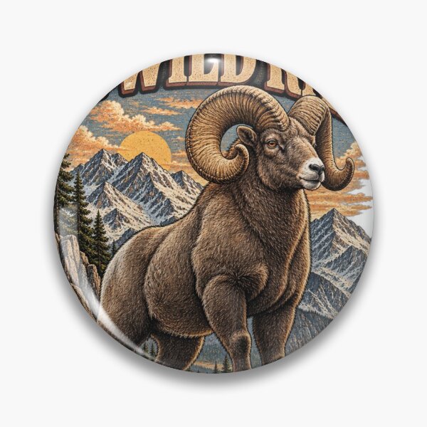 Item preview, THE WILD RAM designed and sold by KrungiT Design .